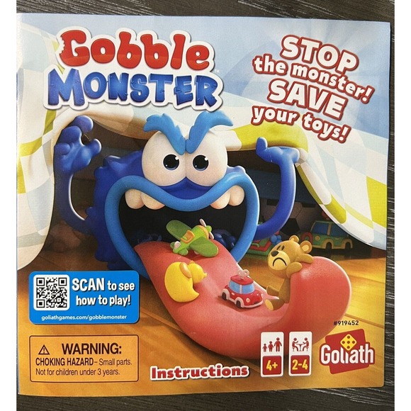 Gobble Monster Game by Goliath Games 2021, New Open Box - Picture 7 of 9